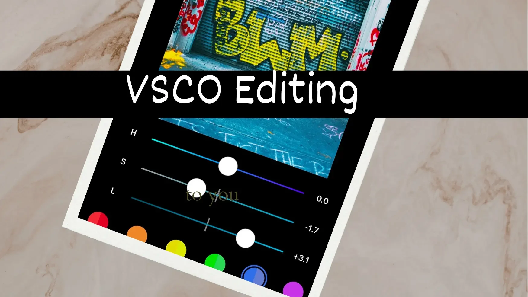 How to Edit Videos in VSCO